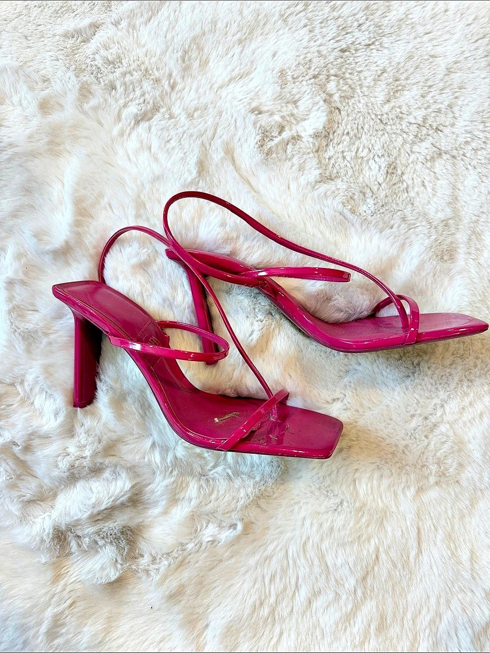 Zara Pink Strappy Heels